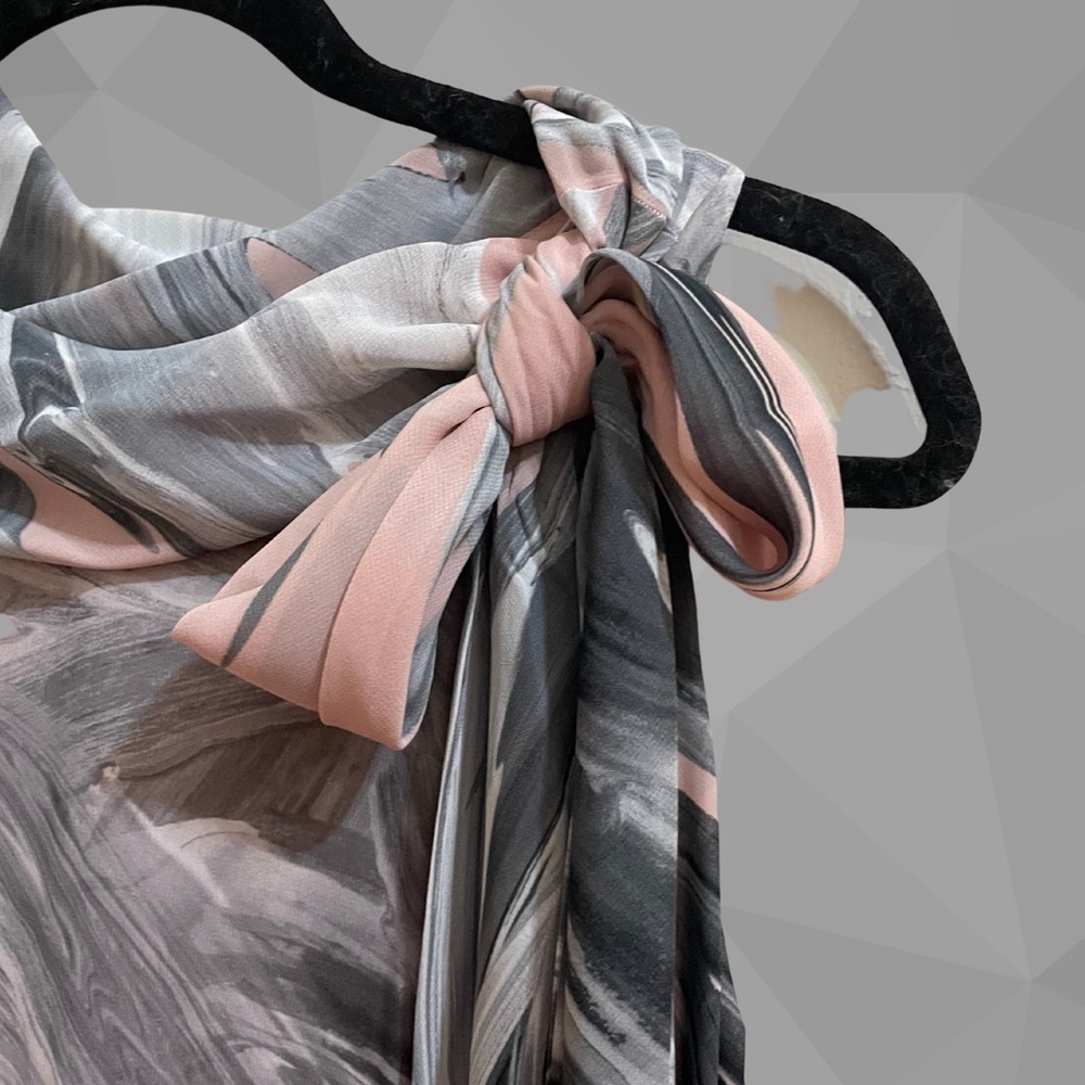 Women Pink and Grey Dress - Picture 2 of 4